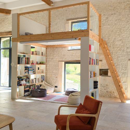2. Bibliothèque filet Maison des créateurs Agence meredith
